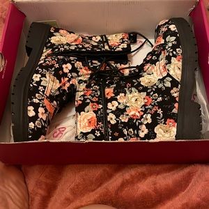 Floral Boots